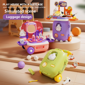 3 in 1 Preschool Kids Classic Play House <b>Toy</b> Learning <b>Toys</b> <b>Kitchen</b> Chef Makeup Doctor Role Playing Game Pretend Kit Set - Product Image 4