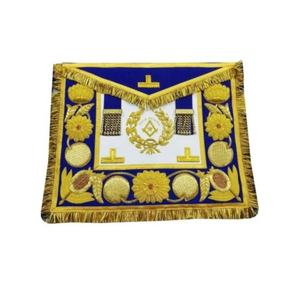 Artículo masónico de alta calidad, delantal de cuero Masonic Regalia, delantal bordado con logotipo personalizado para masón - Product Image 2