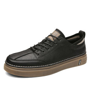 Último Modelo de Zapatos de <span class=keywords><strong>Media</strong></span> Caña Personalizados al por Mayor para Hombre, de Cuero Genuino, Exportación a África 2023, Dropshipping, Marca de Fábrica, <span class=keywords><strong>Precio</strong></span> Bajo - Product Image 1