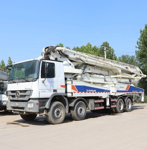 Camión Bomba de Hormigón Hidráulico Zoomlion ZLJ5440THB de 56m Usado a Precio Económico para Trabajos de Construcción - Product Image 1