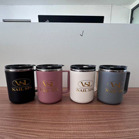 Harga Grosir Murah Langsung 430ml Mug Kopi Stainless Steel Termos Cangkir Mobil Dinding Ganda Vacuum Flask Tumbler