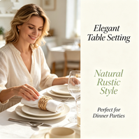 Anneaux de serviette en rotin naturel faits à la main en gros, porte-serviettes en canne naturelle pour une décoration de table élégante