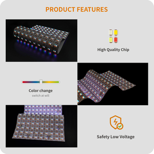 Nhà máy trực tiếp Chất lượng cao ánh sáng bảng điều chỉnh electroluminescent cuttable LED ánh sáng bảng điều chỉnh đèn nền tấm thấp moq RGBW - Product Image 2