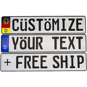 Placa de <span class=keywords><strong>matrícula</strong></span> <span class=keywords><strong>alemana</strong></span> personalizada, metal en relieve decorativo, alta calidad - Product Image 2