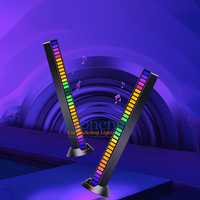 Barre lumineuse LED musicale RGB à commande sonore, veilleuse d'ambiance, bâton lumineux LED rythmique contrôlé par application