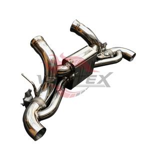 ระบบท่อไอเสียแบบ Catback สำหรับ McLaren GT 4.0T รุ่น Vortex Factory ODM OEM Titanium Valvetronic Muffler พร้อมวาล์วสีฟ้าเบิร์นท์ - Product Image 3