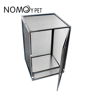 NOMOY PET 2020 nouveau noir En alliage D'aluminium <span class=keywords><strong>cage</strong></span> pour caméléon <span class=keywords><strong>cage</strong></span> grillagée 4 tailles <span class=keywords><strong>reptile</strong></span> <span class=keywords><strong>cage</strong></span> enclos NX-06 - Product Image 2