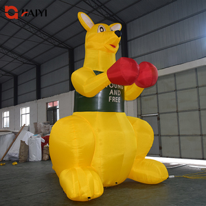 Arco Inflable Publicitario para Exteriores - Canguro Boxeador Personalizable para Decoración de Fiestas - Product Image 3