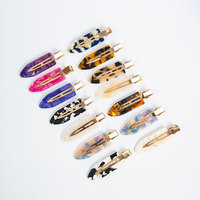 Nouvelles Épingles à Cheveux Tendance, Barrettes, Bandeaux et Accessoires en Acétate – Pinces à Cheveux Mignonnes pour Femmes et Filles