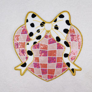 Parche bordado personalizado con letras de alta calidad, parche de lentejuelas Xoxo, parches de San Valentín para planchar para ropa - Product Image 5