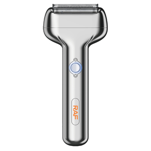 เครื่องโกนหนวดไฟฟ้า RAF 5W รุ่น Professional พร้อมตัวเครื่องโลหะ หัวใบมีดแม่เหล็ก สำหรับร้านตัดผม ใช้ได้ทั้งแบบเปียกและแห้ง สำหรับตัดแต่งหนวดเคราผู้ชาย - Product Image 1