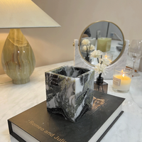 SAIDKOCC personnalisé luxe Jade froid bougeoir bonbons stockage pot petite taille avec plusieurs couleurs hôtel décoration