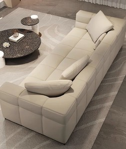 Bán buôn sang trọng hiện đại chính hãng Da 5 chỗ ngồi màu đen <span class=keywords><strong>sofa</strong></span> dài Ghế lười <span class=keywords><strong>sofa</strong></span> cho doanh số bán hàng - Product Image 6