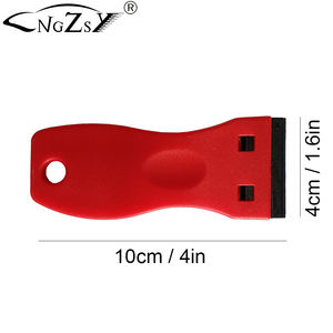 Lable Clean Razor Glue Remover lame di rasoio in plastica a doppio taglio vetro per finestre raschietto pulito Car Wrap Sticker tergipavimento E17 - Product Image 4