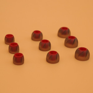 Embouts d'écouteurs en silicone 4,5 mm bicolores pour accessoires de casque - Product Image 2