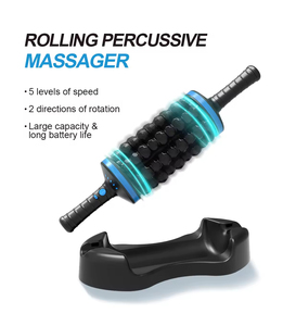 Massaggiatore a Rullo 3D Ricaricabile per Relax Quotidiano, Drenaggio Linfatico e Anticellulite, con Controllo del Timer, per Sollievo dal Dolore a Corpo, Piedi e Collo - Product Image 3