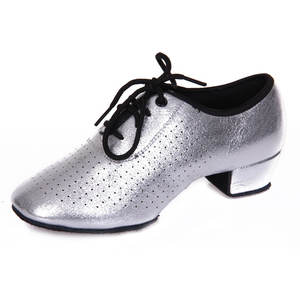 Chaussures de <span class=keywords><strong>danse</strong></span> latine pour filles Chaussures de <span class=keywords><strong>danse</strong></span> à lacets pour salle de bal Modern Salsa Rhythm Teaching Practice Dance Shoes - Product Image 5