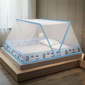 Moustiquaire et baldaquin pliables autoportants 100 % polyester pour adultes, installation gratuite, usage domestique, été - Product Image 3
