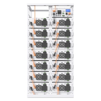 Système de stockage d'énergie solaire monté sur rack 150 kWh 200 kWh LiFePO4 pour grande installation solaire domestique de secours