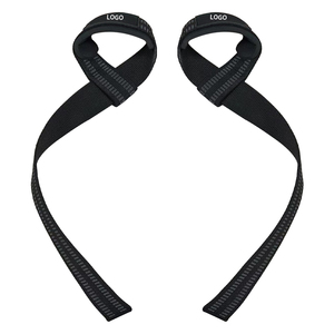 Vente flash - Sangles de musculation antidérapantes personnalisées avec logo unisexe pour la musculation et le bodybuilding - Product Image 1