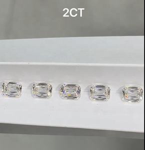 1カラットから5カラットのCrissCutルーズモアッサナイトダイヤモンド卸売価格ホワイトDカラーファンシーモアッサナイト合成宝石 - Product Image 4