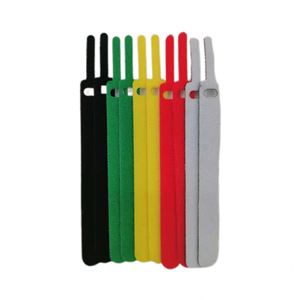Suministro de fábrica: Paquete de 30, 50 o 100 unidades de bridas de nailon con velcro, organizador de cables con gancho y bucle, bridas de cable de doble cara con logotipo personalizado - Product Image 3