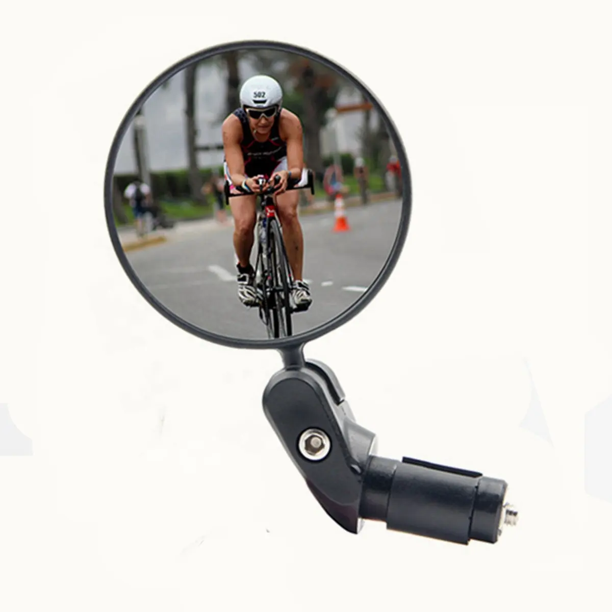 V00032900 Bicycle View Mirror Bike Cycling Clear Wide Range Back Sight Reaview Adjustable Handlebar Left Right Mirror
