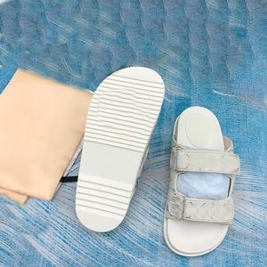 Ciabatte <span class=keywords><strong>Velcro</strong></span> da <span class=keywords><strong>Donna</strong></span> Nuova Collezione, Stile Elegante, Ricamate e Stampate, <span class=keywords><strong>con</strong></span> Suola Spessa, Sandali Estivi Bassi per il Tempo Libero, Direttamente dalla Fabbrica - Product Image 5