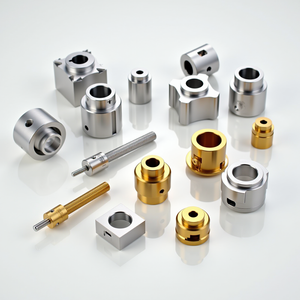 Tùy chỉnh vàng mạ nhôm <span class=keywords><strong>CNC</strong></span> gia công dịch vụ, Anodized 4 trục <span class=keywords><strong>CNC</strong></span> gia công phần trung tâm - Product Image 3