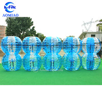 Ballon de football gonflable interactif en PVC Zorb Bumper Ball, ballon de football à bulles, 6-8 pieds, pompe électrique pour événements sportifs
