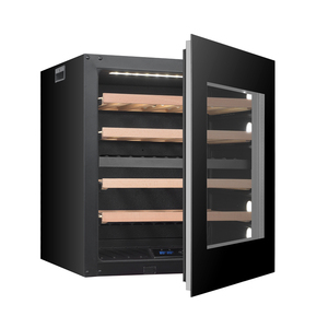 <span class=keywords><strong>Cave</strong></span> <span class=keywords><strong>à</strong></span> <span class=keywords><strong>vin</strong></span> <span class=keywords><strong>à</strong></span> porte en verre VI30D Alimentation directe d'usine <span class=keywords><strong>Cave</strong></span> <span class=keywords><strong>à</strong></span> <span class=keywords><strong>vin</strong></span> murale encastrée électrique <span class=keywords><strong>à</strong></span> double zone entièrement <span class=keywords><strong>intégrée</strong></span> Noir - Product Image 3