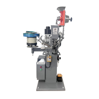 Machine à riveter automatique à servo-moteur JZ-989WS pour la fixation de crochets et boucles sur les chaussures de travail et les chaussures de randonnée