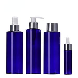 Botella de Spray de Plástico PET Transparente de 200 ml, Envase Cosmético Vacío, Color Azul Blanco, para Perfume, Loción, Bomba Pulverizadora - Product Image 5