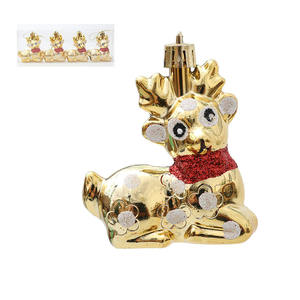 Buon albero carino piccolo cervo ciondolo UV stampato 4 colori moderni <span class=keywords><strong>decorazioni</strong></span> in plastica di <span class=keywords><strong>natale</strong></span> per <span class=keywords><strong>decorazioni</strong></span> Festive - Product Image 1