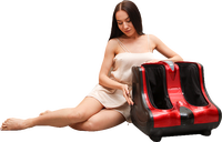 Nouveauté : Appareil de massage électrique pour les pieds et les jambes, masseur de pieds entièrement automatique