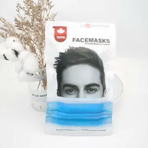 Angepasst Druck Frosted Blatt Maske Pouch heat seal zip-lock verpackung tasche