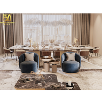 Ensemble de table à manger royal, 12 places, 14 places, luxe