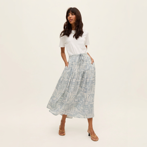 Printed Women's Casual Skirt 100% Cotton Woven - Product Image 3