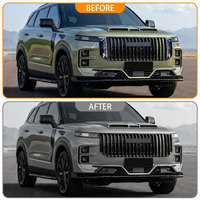 Pièces automobiles : Emblème avant LED de remplacement super stylé et modifié, avec éclairage LED pour calandre avant Jaecoo J7
