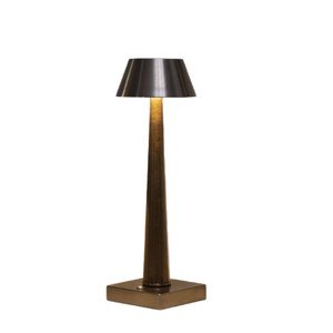 Healing Home Metal Table Lamp Black Warm <b>Light</b> Touch Control Cordless LED Night <b>Light</b> For Bedroom Desk - Product Image 5