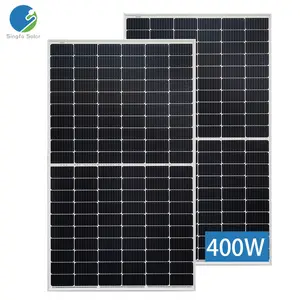 Singfo 투명 유리 태양 전지 패널 가격 400W 500W 단결정 태양 광 발전 태양 광 발전 PV 패널 중국에서