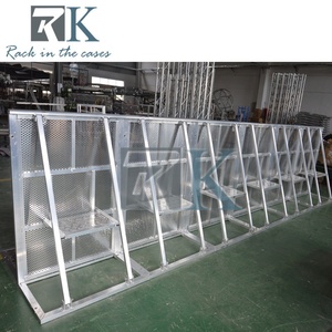 Barrière pliable en aluminium pour événements, clôture de sécurité pour concerts et contrôle des foules - Product Image 4