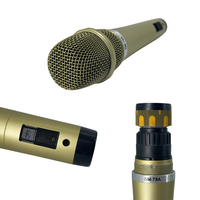 Mikrofon Dinamis Omnidirectional Berkualitas Tinggi SHUPU SM-78A dengan Peredam Kebisingan, Berbahan Aluminium Alloy untuk Siaran dan Rekaman Studio
