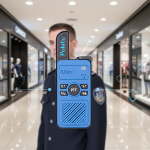 PULATE <span class=keywords><strong>Mini</strong></span> Walkie-Talkie Colorido de Larga Duración y Alta Potencia UHF, Alcance de <span class=keywords><strong>0</strong></span>-2km, IP25, CTCSS/DCS, Anti-Interferencia, Recargable, Dos Unidades - Product Image 2