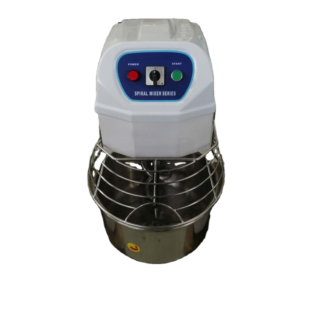 Спиральный смеситель из нержавеющей стали 20 л, подходит для изготовления хлебопекарни, профессиональный смеситель для теста