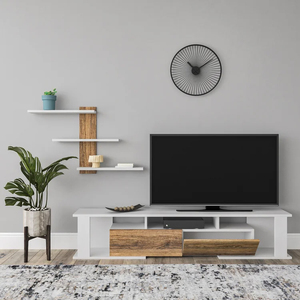 Unité murale <span class=keywords><strong>TV</strong></span> Led Lcd universelle personnalisée, <span class=keywords><strong>socle</strong></span> de vitrine, armoire de 32 pouces avec système de musique - Product Image 3