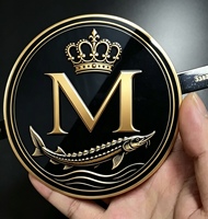 Étiquette personnalisée de luxe, étanche, écologique, de qualité alimentaire, adhésive, anti-effraction, avec impression de logo pour boîte de conserve de caviar