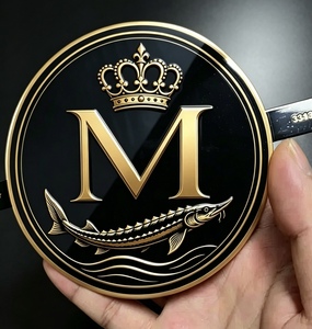 Étiquette personnalisée de luxe imperméable et résistante au froid pour caviar, avec logo imprimé, anti-effraction, pour boîte de conserve et pot de caviar - Product Image 4
