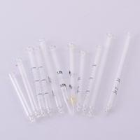 Pipette compte-gouttes en verre personnalisée de 70 mm, pipette de transfert en verre pour huile essentielle de 50 ml, embouts de pipette de mesure avec échelle, fabricants