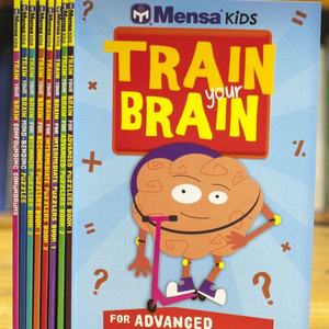 Mensa Train Your <span class=keywords><strong>Brain</strong></span>, Serie de Entrenamiento Mensa, 8 Libros de Cartón, Edición Completa en Inglés a Todo Color, para Edades de 9 a 12 Años - Product Image 1